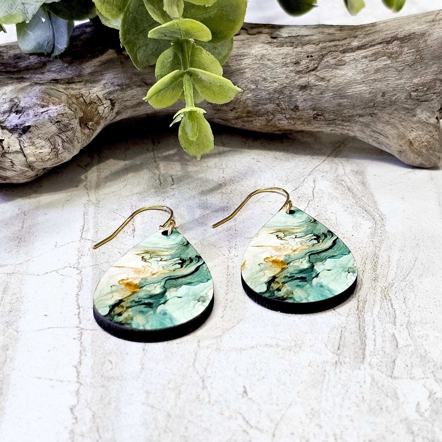 Sublimation Earrings- Abstract-73a