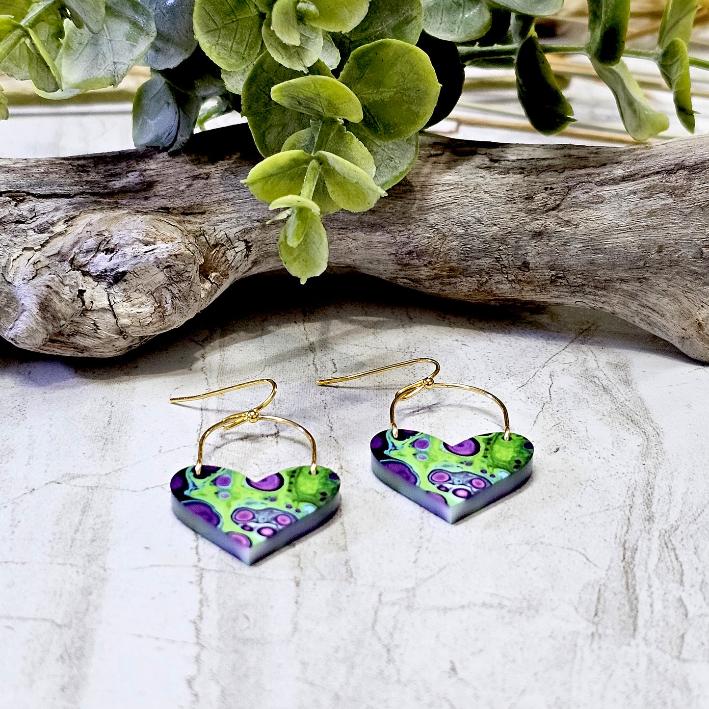 Sublimation Earrings -Abstract -79a