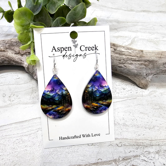 Sublimation Earrings Scenic 8a