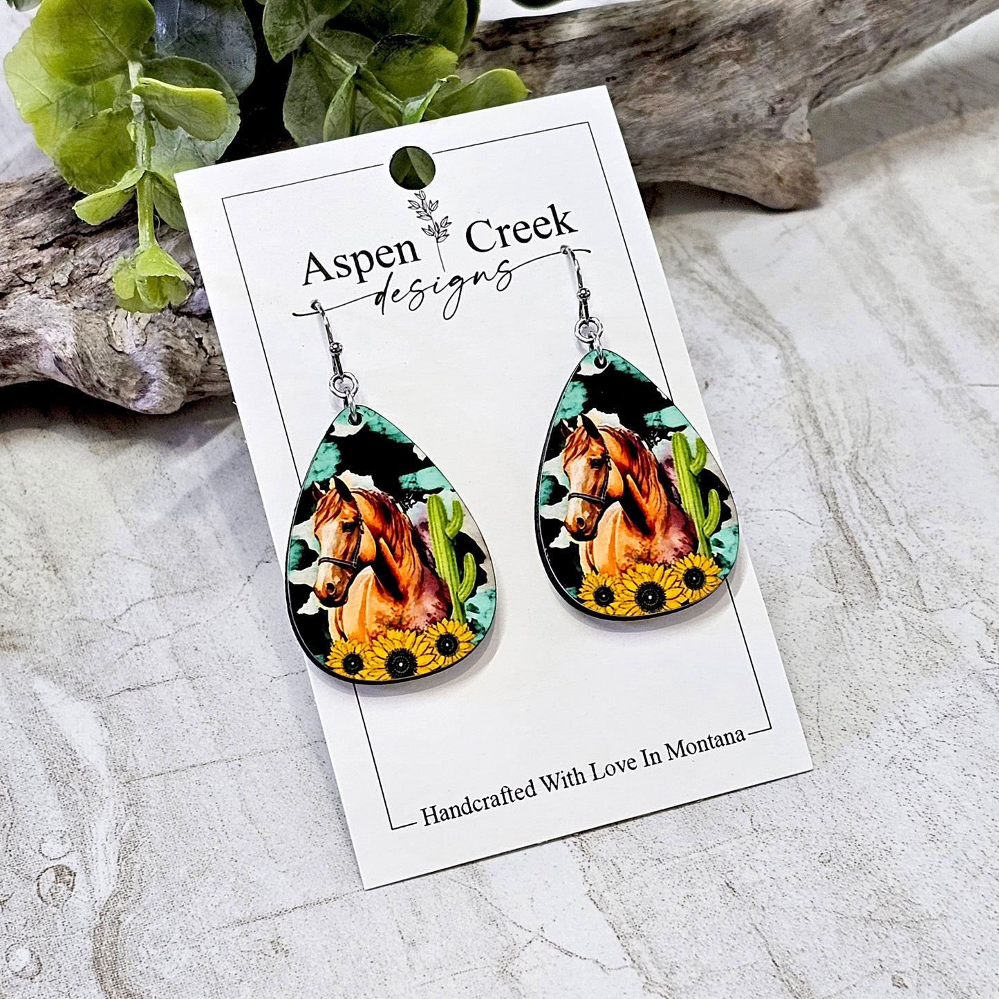 Sublimation Earrings- Animal-86a