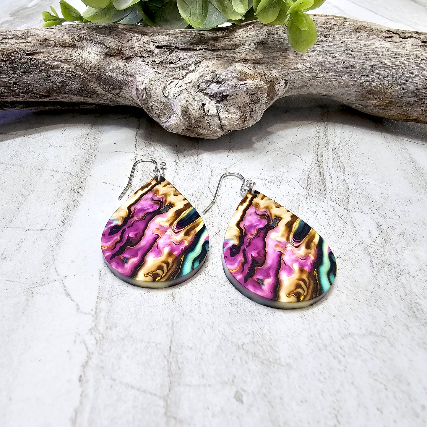 Sublimation Earrings -Abstract- 9a