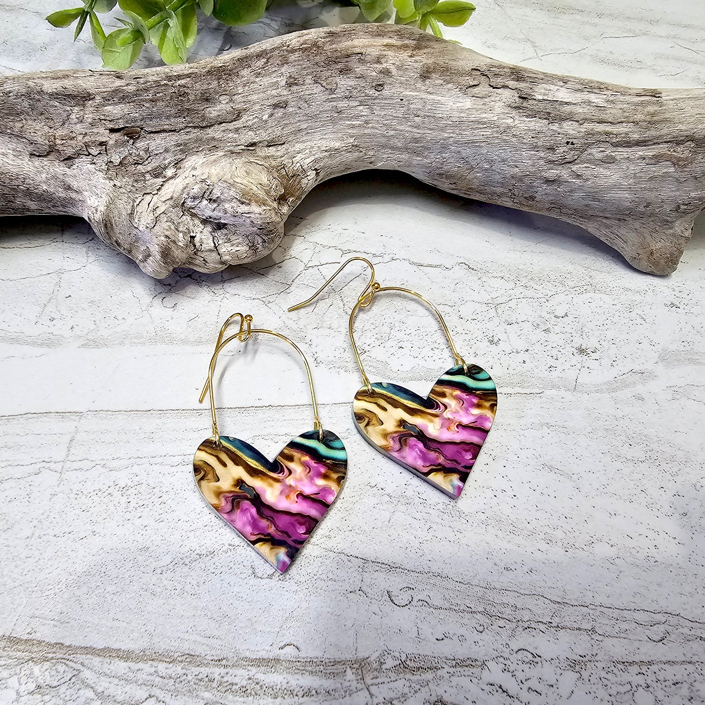 Sublimation Earrings -Abstract- 9b