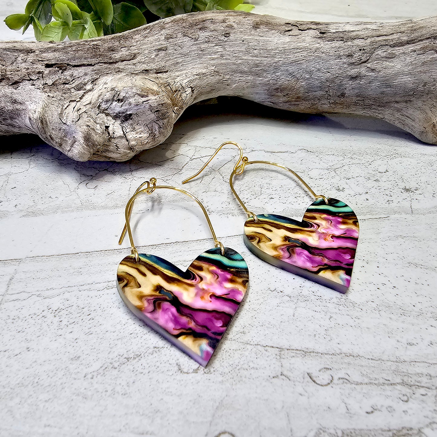 Sublimation Earrings -Abstract- 9b