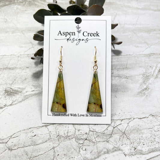 Resin Earrings- Fall Leaves